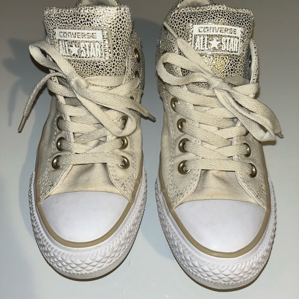 Converse Chuck Taylor All Star Madison Metallic Low Top Sneakers size 7 Like New